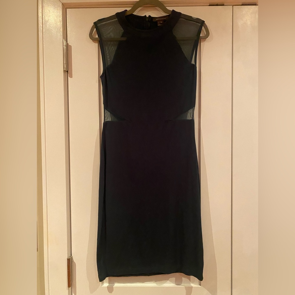 French Connection Green mini dress with cut outs